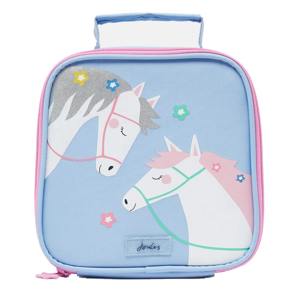 Joules Munch Lunch Bag - Horse And Flowers