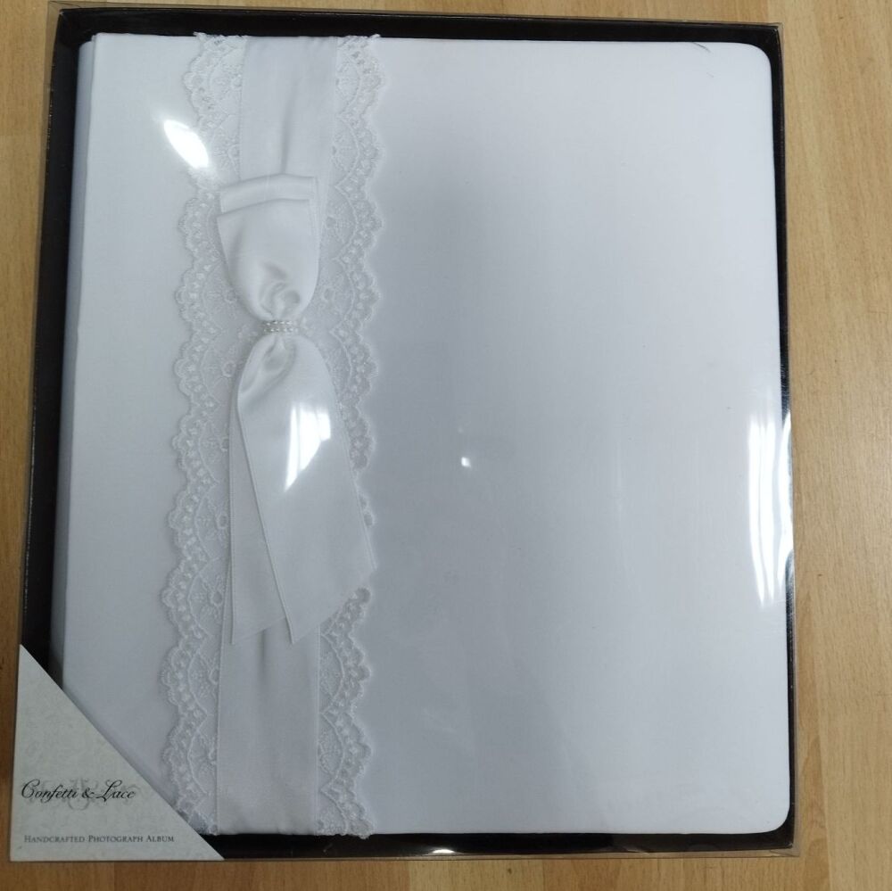 Wedding Album- Padded with lace