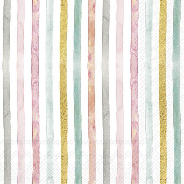 Flamingo Fever Stripe Napkins
