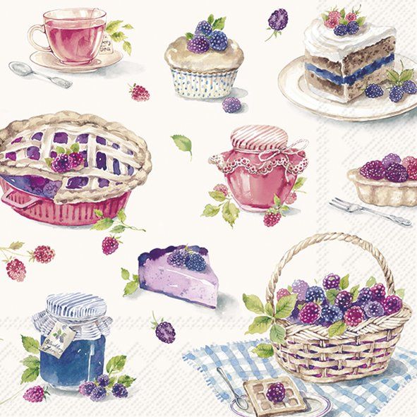 Berry and Bake Napkins
