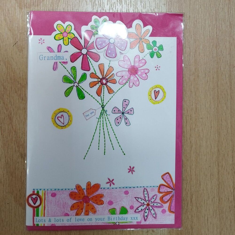 Grandma Birthday Card**