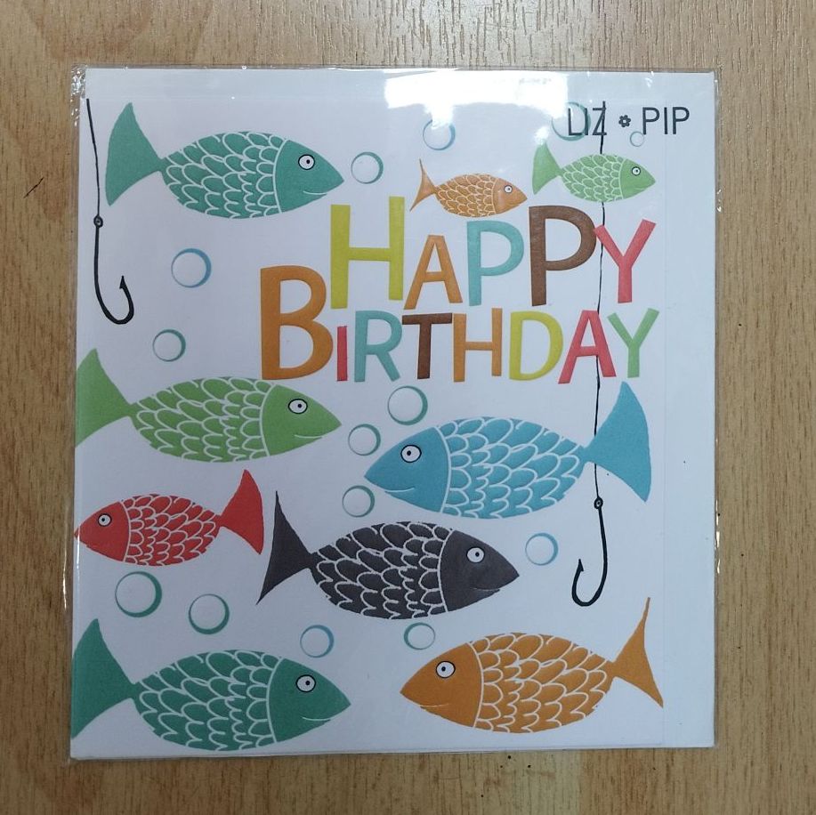Birthday Card- Fish**