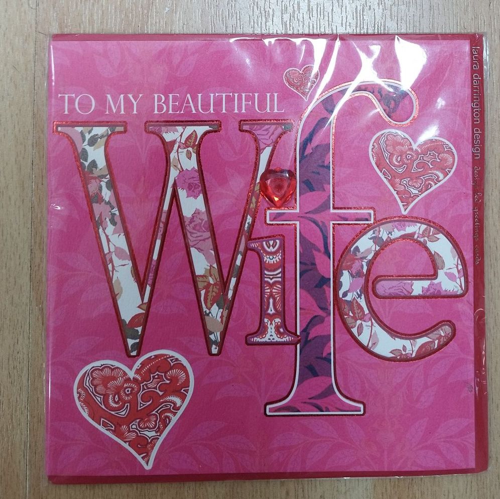 Wife Birthday Card**