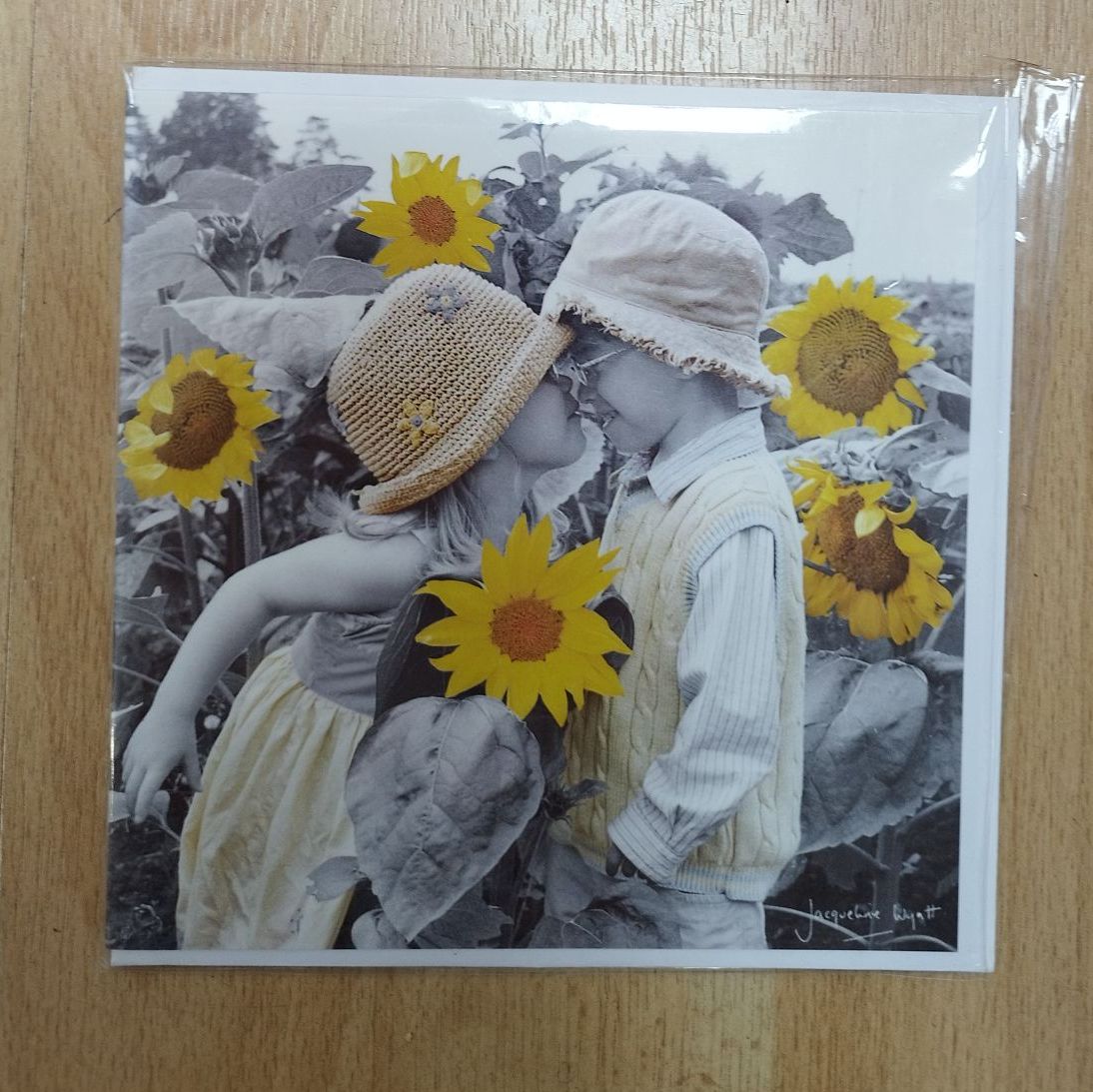 Blank Card- Sunflower Field**