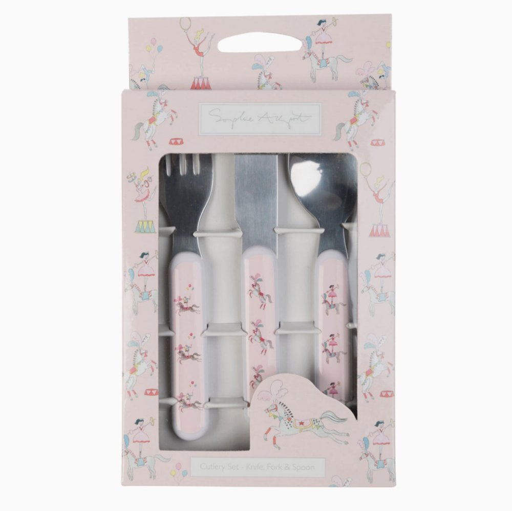 Fairground Ponies Childrens Melamine Cutlery Set
