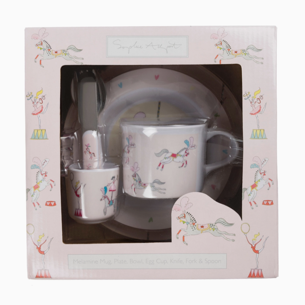 Fairground Ponies Childrens Melamine Set