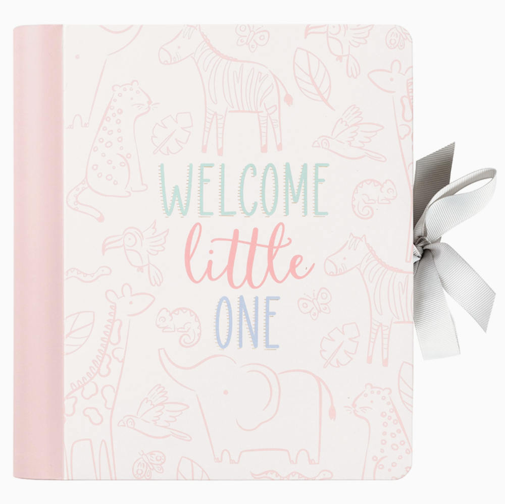 Baby Memory Book | Pink Baby Record Book & Keepsake Journal