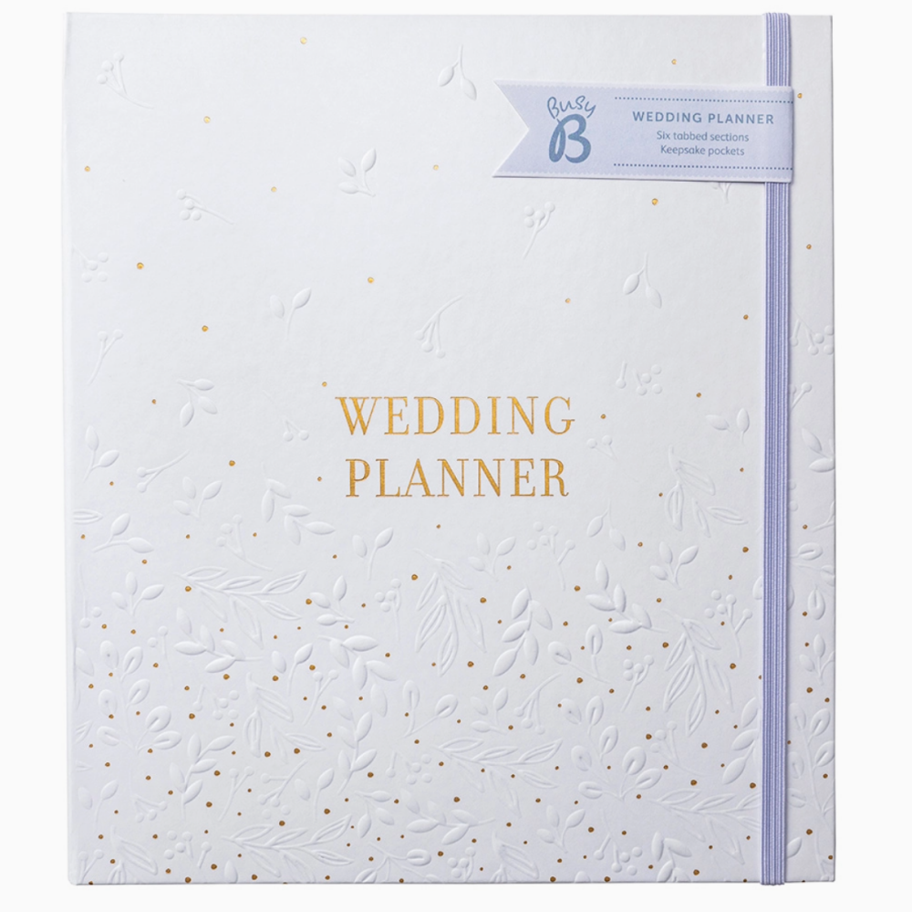 Wedding Planner Book White - Wedding Checklist & Organiser
