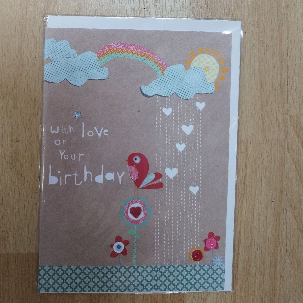 Female Birthday Card**- with love