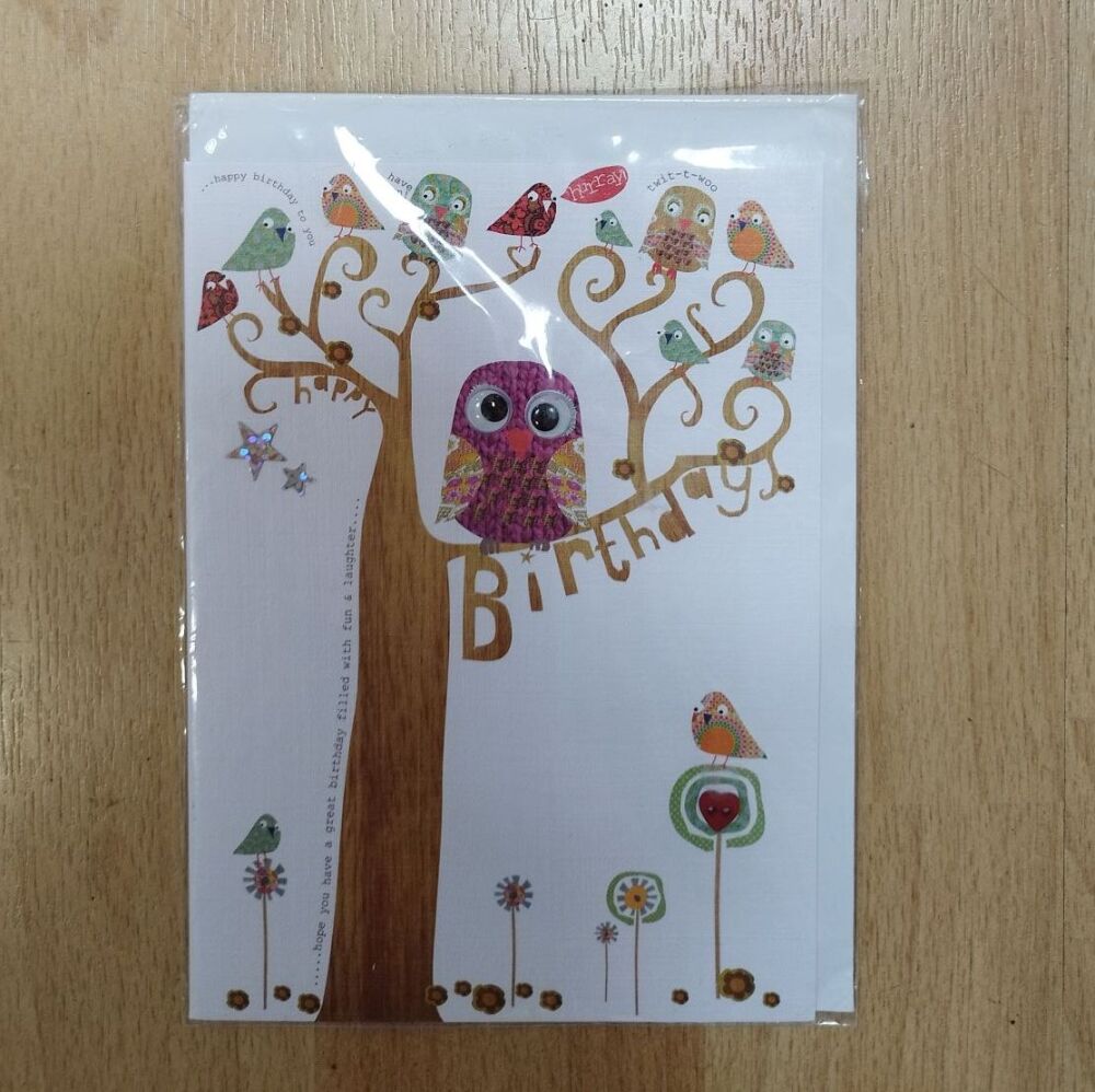 Birthday Card- Owl**