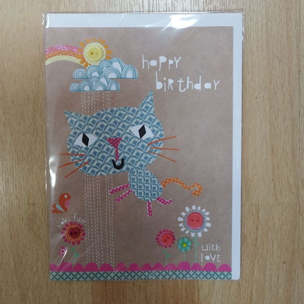 Birthday Card- Cat**