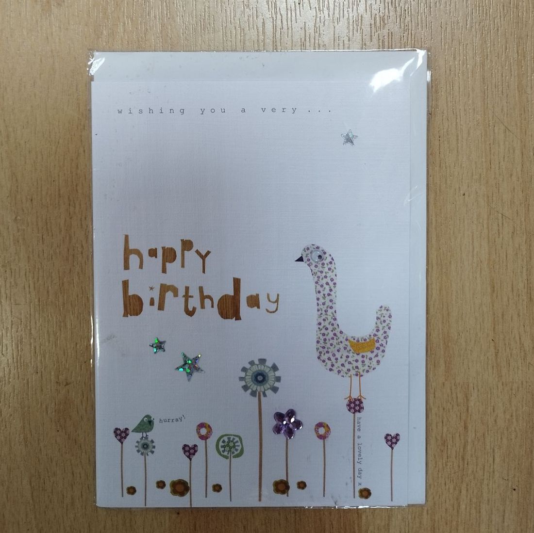Birthday Card- Bird**