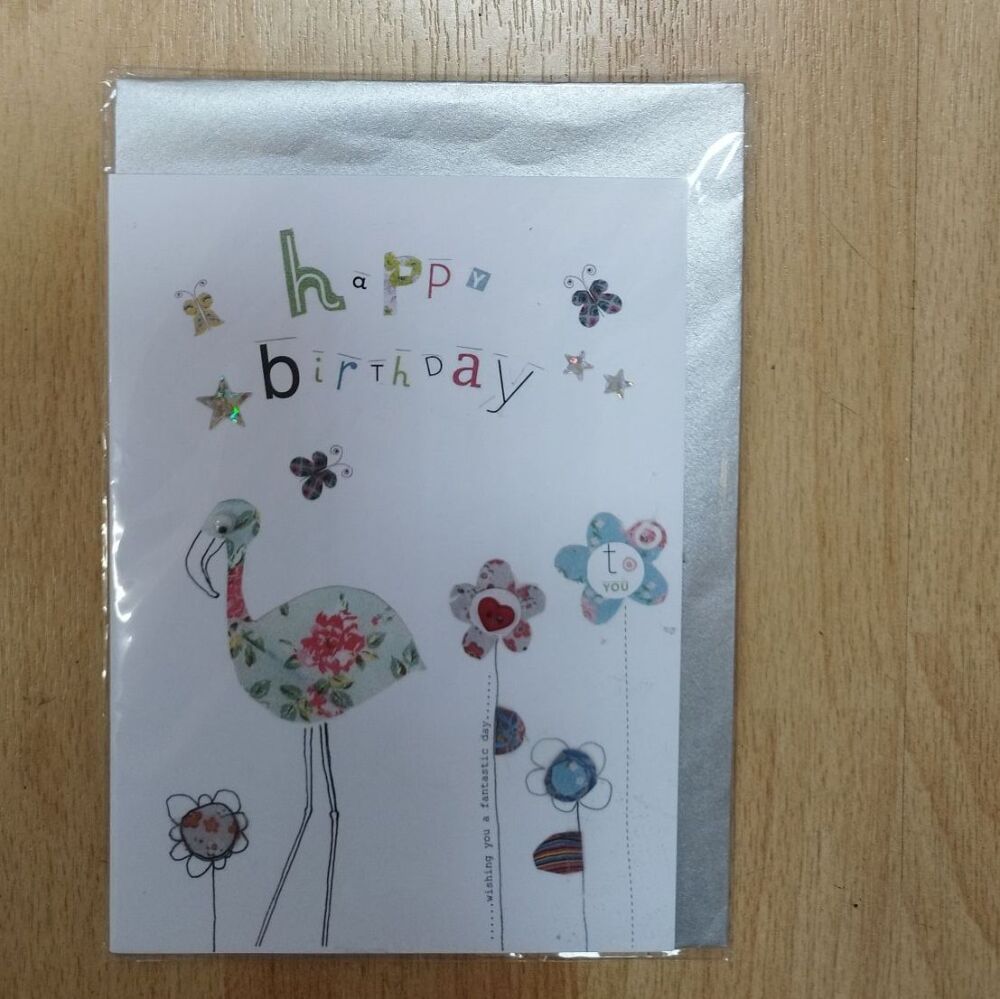Birthday Card- Bird**