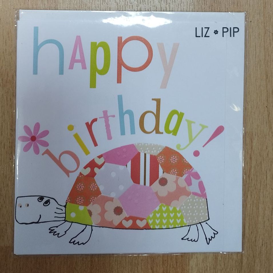 Birthday Card- Turtle**