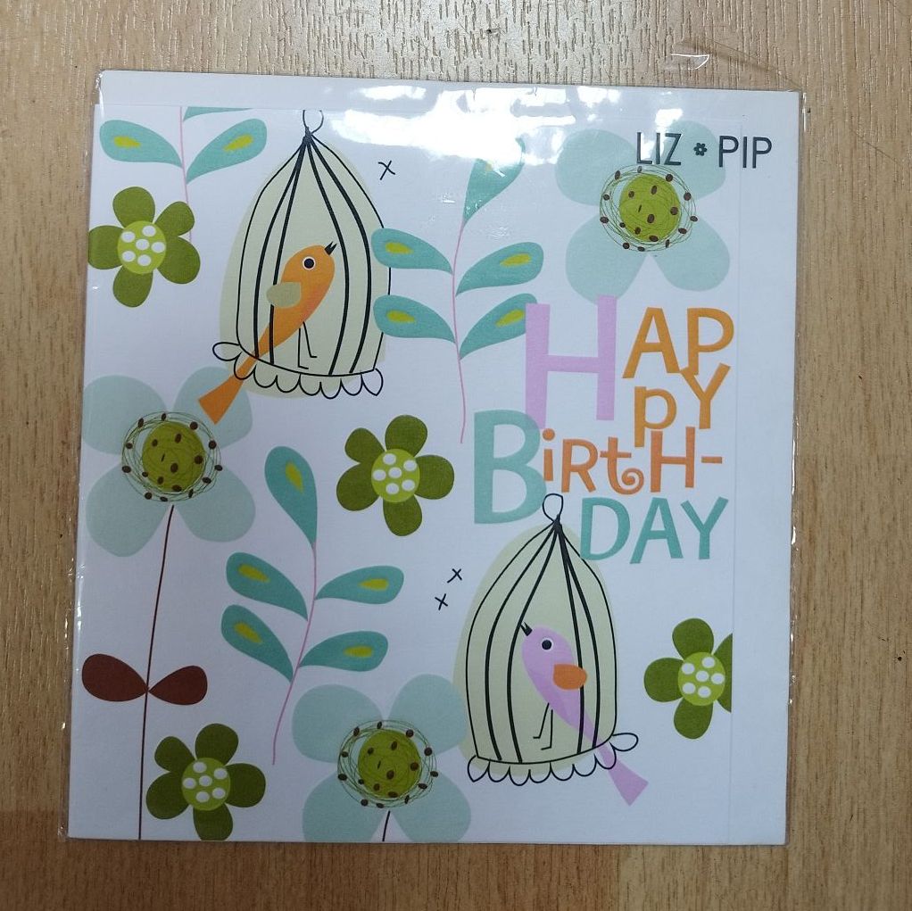 Birthday Card- Bird**