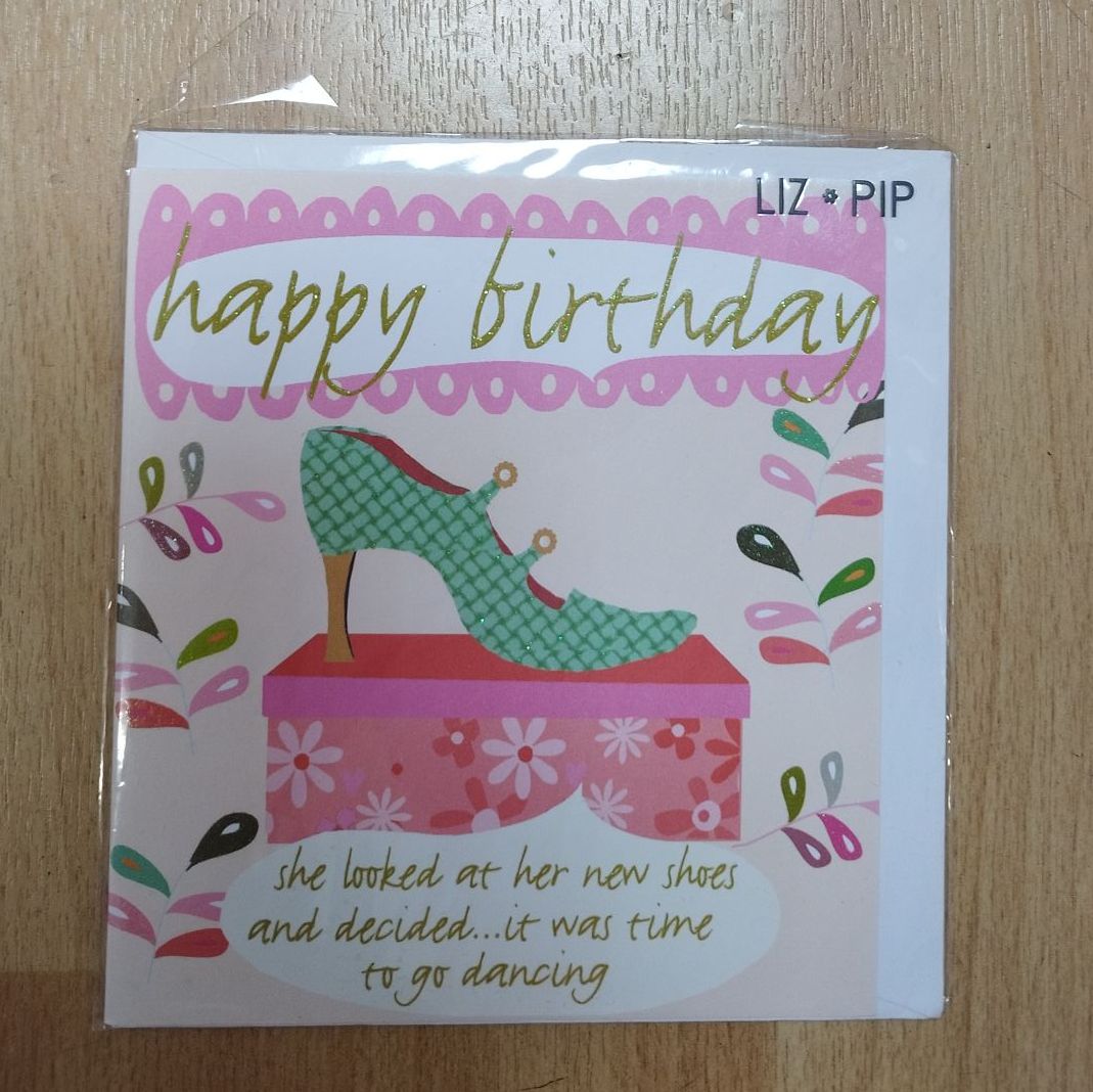 Birthday Card- Shoe**