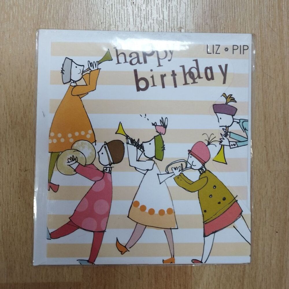 Birthday Card- Musical Instruments**