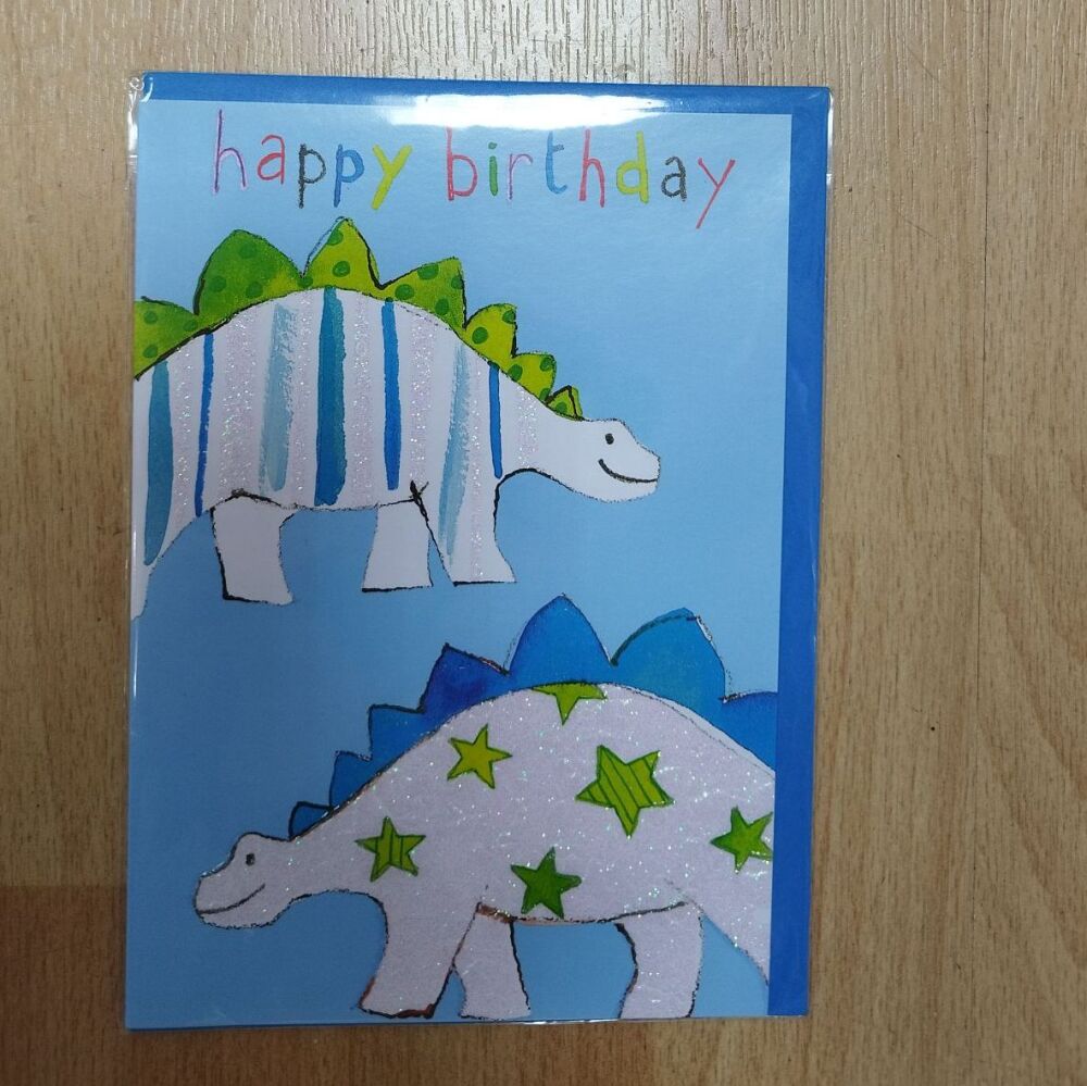 Birthday Boy Card**- Dinosaurs