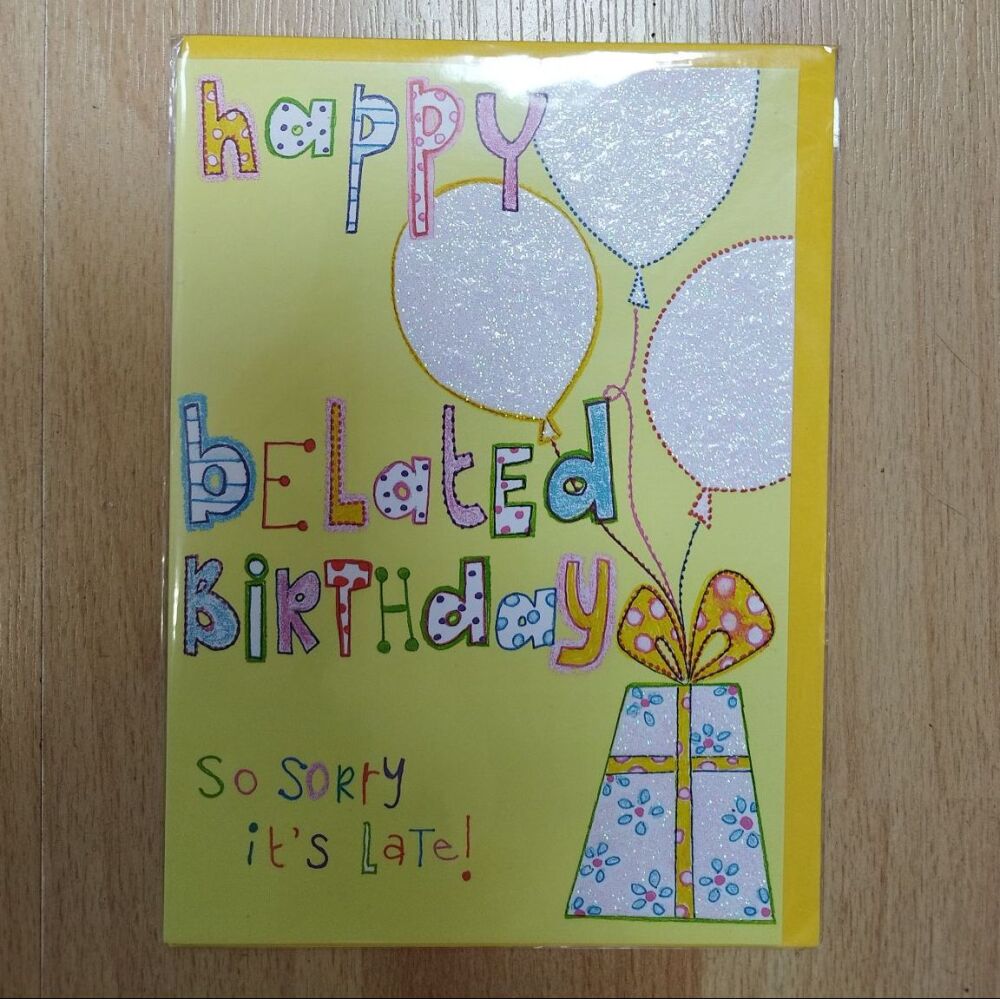 Female Birthday Card**- belated