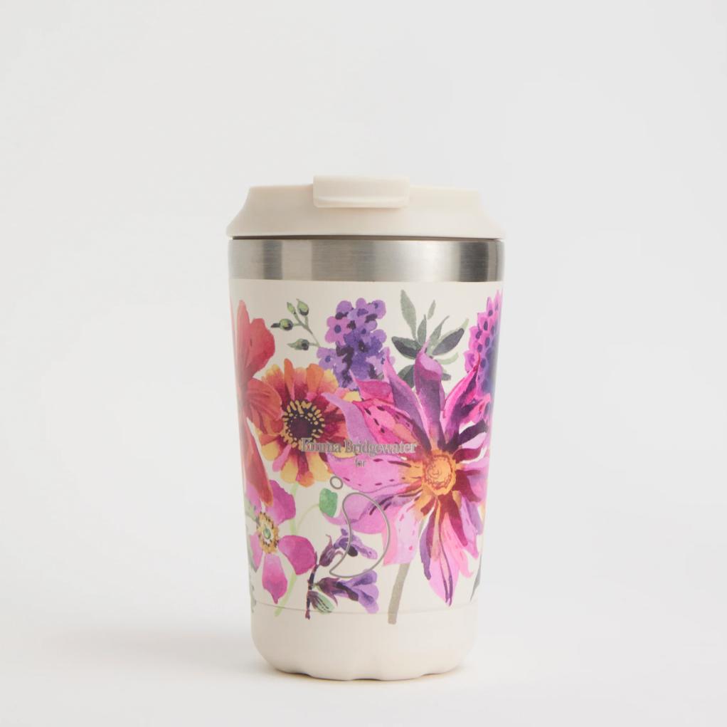 Chilly's 340ml Travel Cup- Emma Bridgewater- Garden Flowers