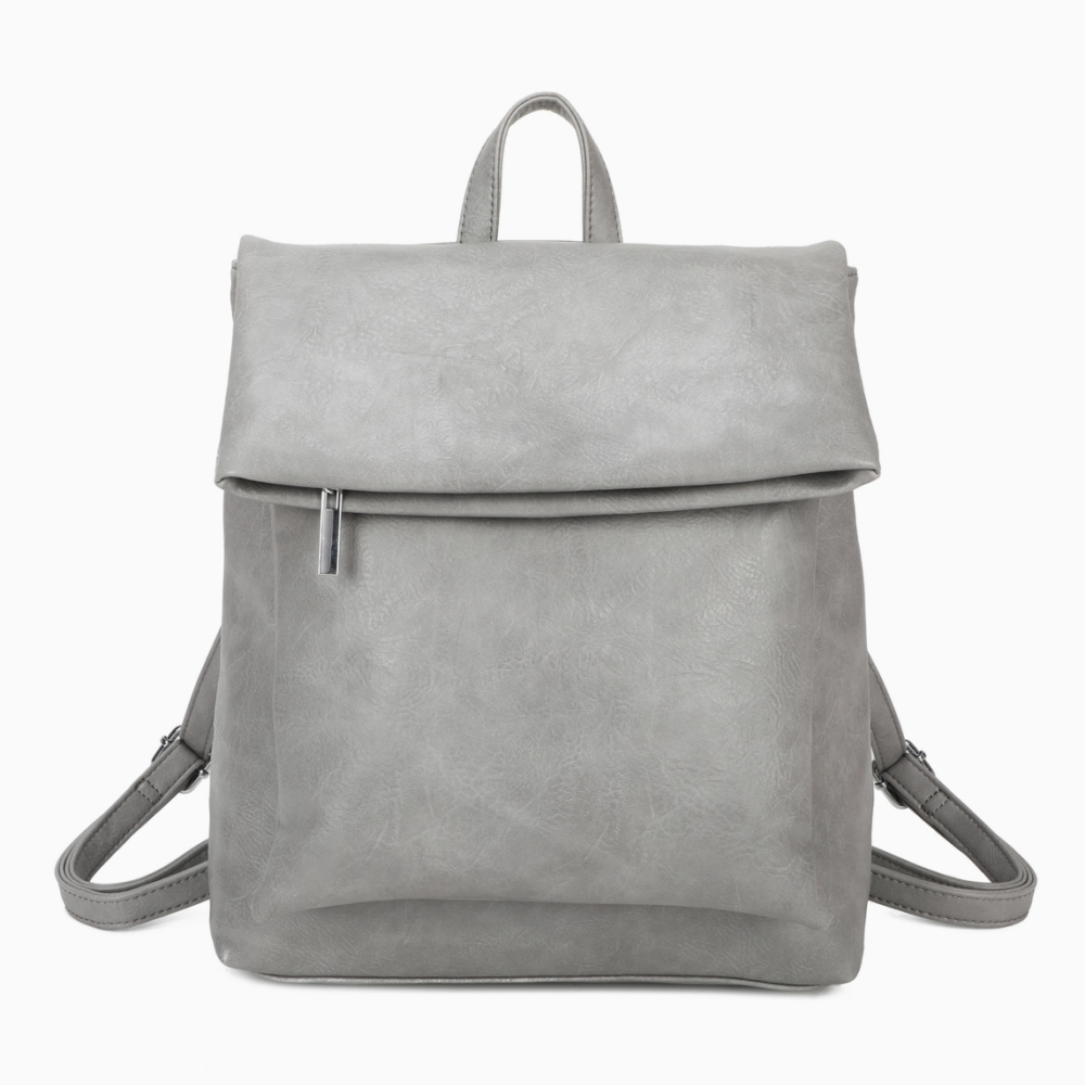 Flap Backpack &ndash; Everyday Use- Grey