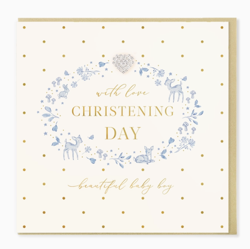 Boy Christening Card