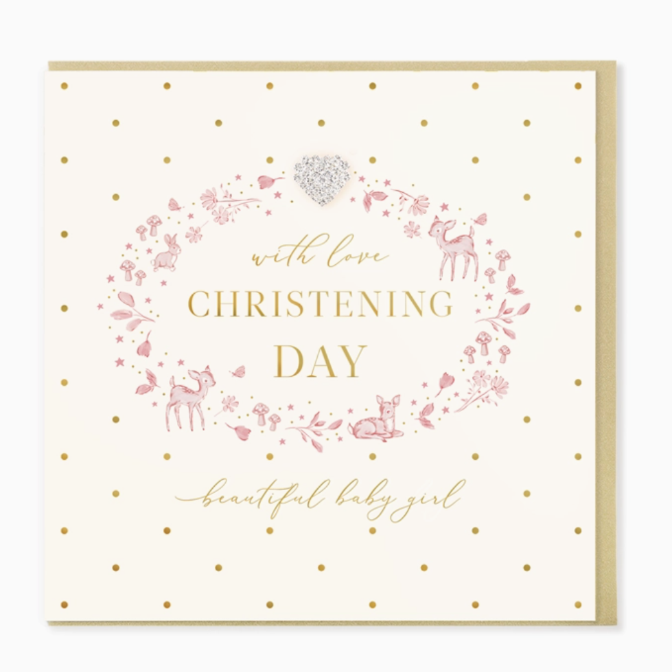 Girl Christening Card
