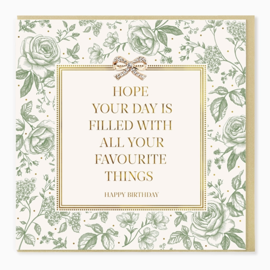 Birthday Card- Favourite Things