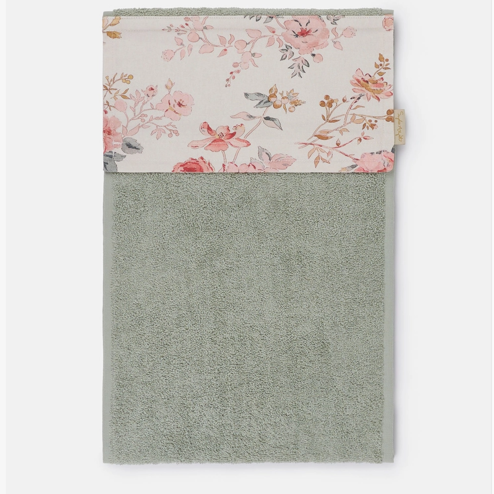 Vintage Rose Roller Hand Towel