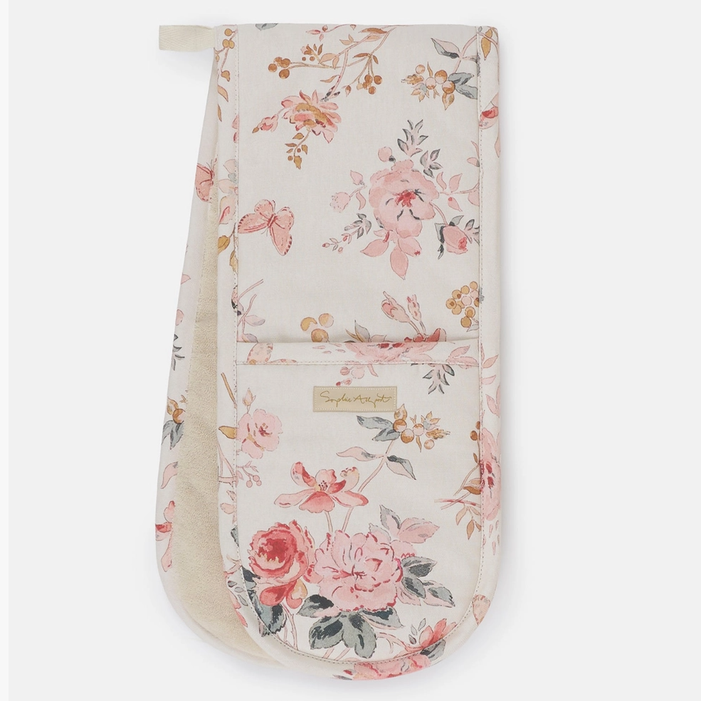 Vintage Rose Double Oven Glove