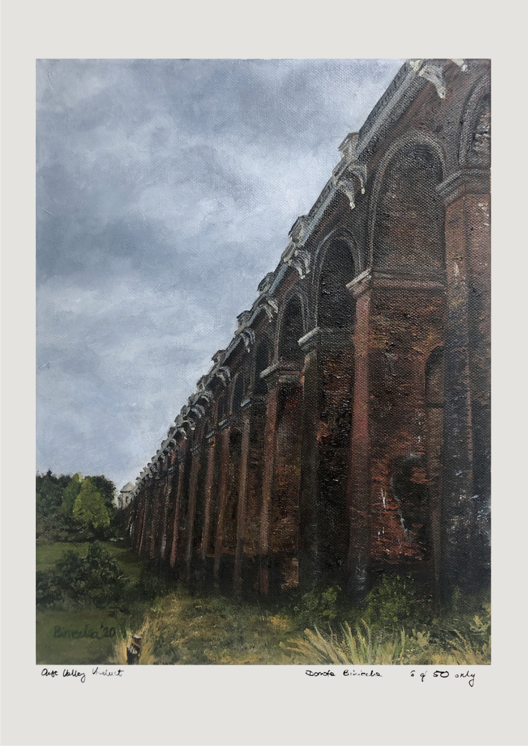 Ouse Valley Viaduct Giclée Print A3 