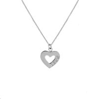 Harmony Love Heart Silver Necklace