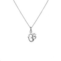 OM Silver Fine Necklace