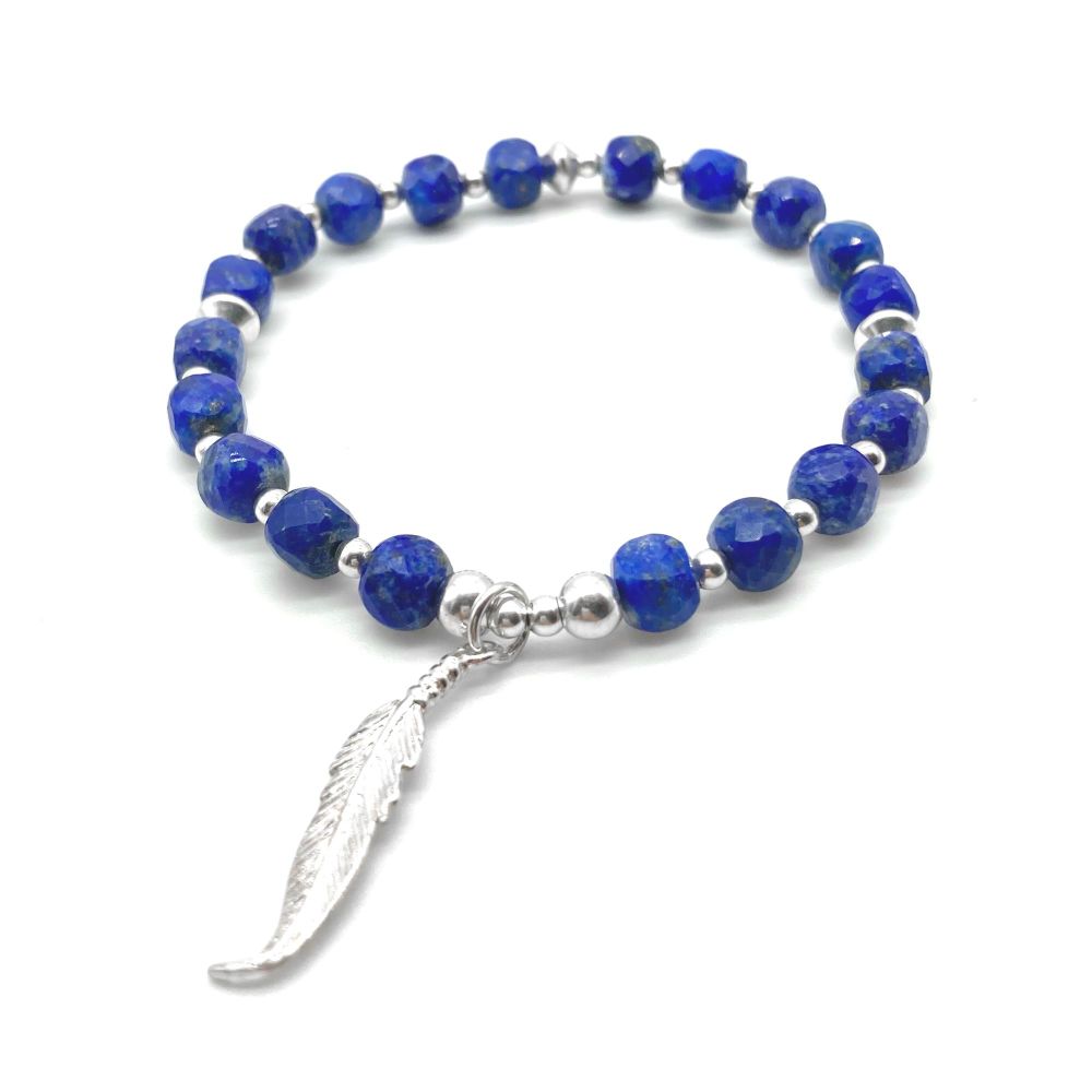 Angel Protection Lapis Lazuli Bracelet