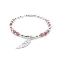 Angel By My Side Pink Tourmaline Bracelet