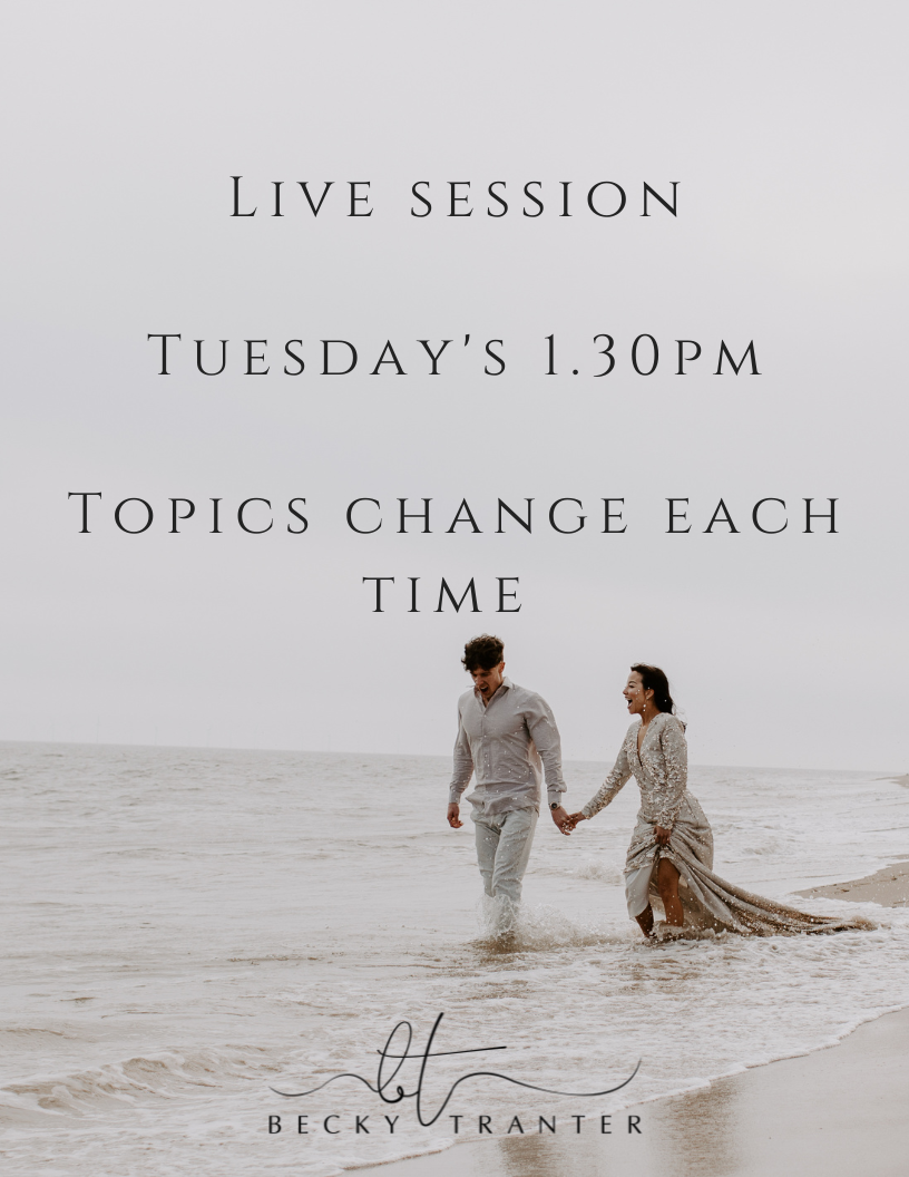 Live wedding photography educational sessions
