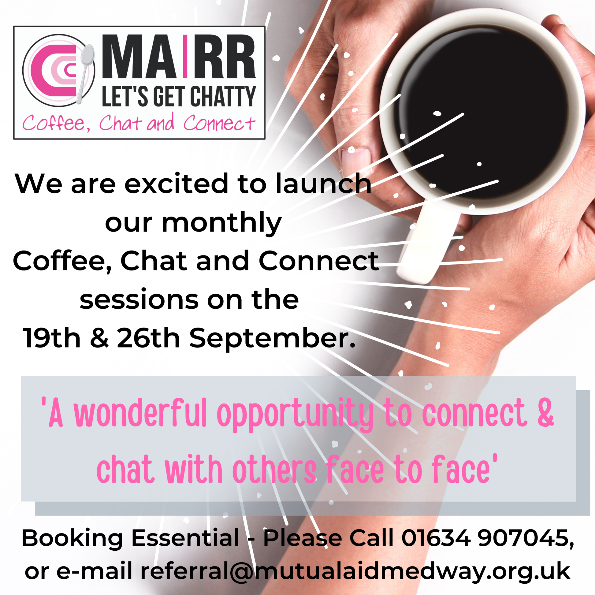 LGC are launch their Coffee, Chat and Connect Sessions