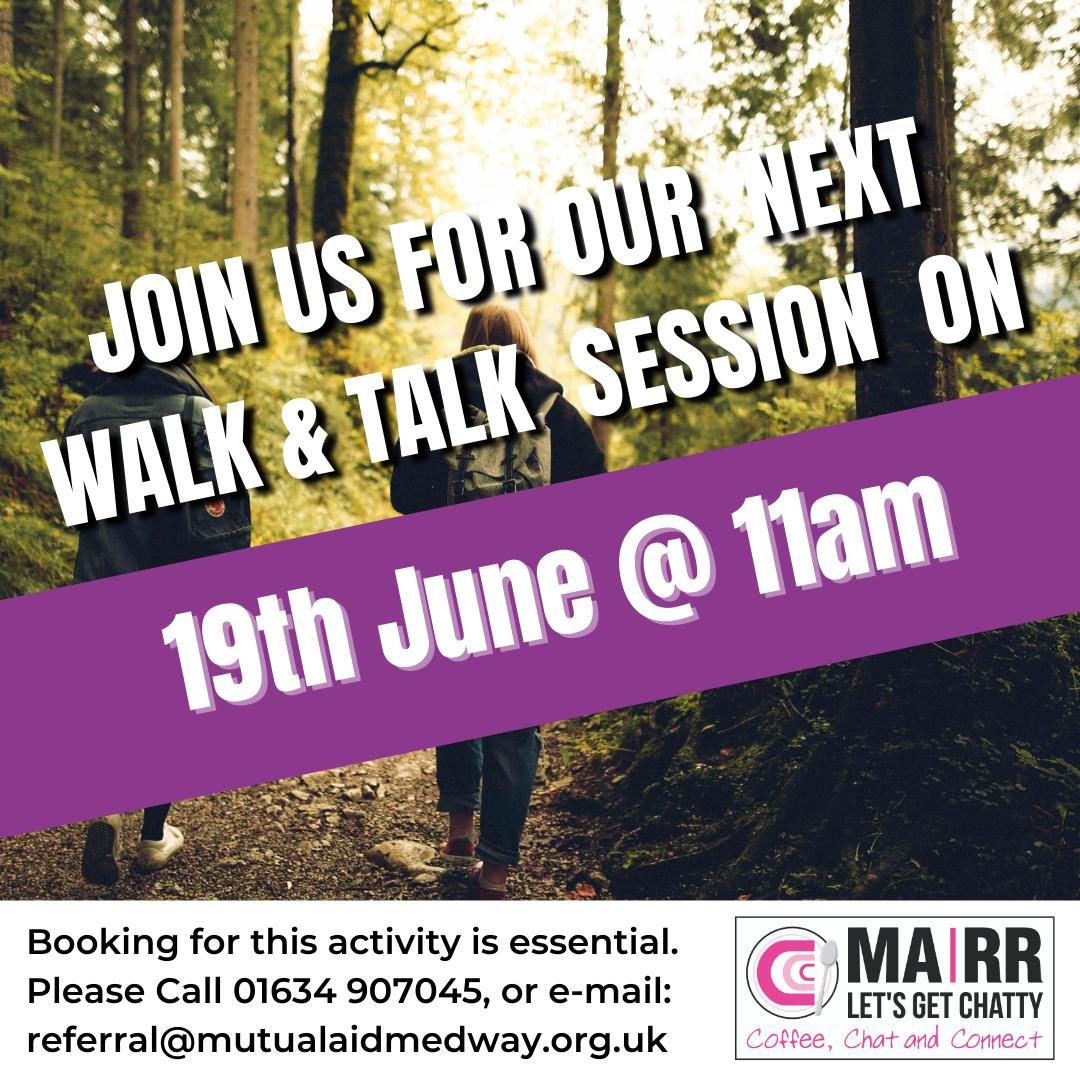 Walk & Talk Poster 19th June