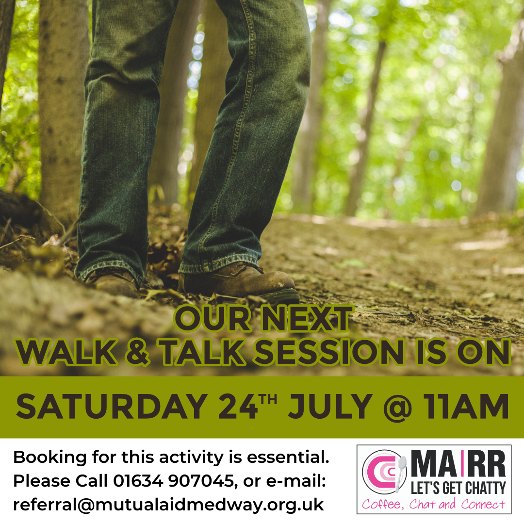 Walk & Talk Poster 24th July