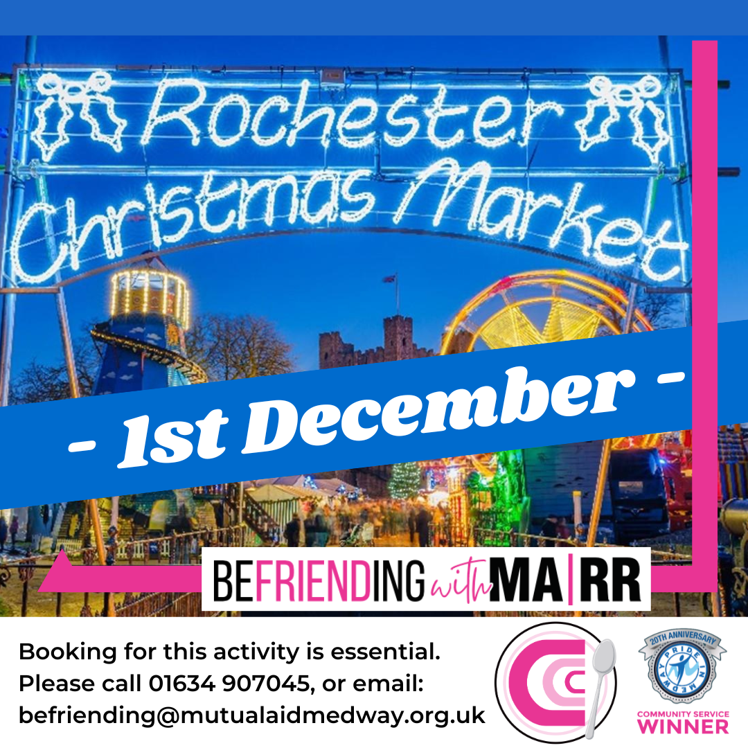 Join MA|RR for Rochesters Christmas Market on Monday 1st December