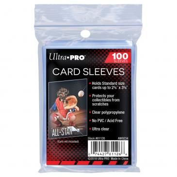 ULTRA PRO Standard Card Soft Sleeves (Pack of 100)