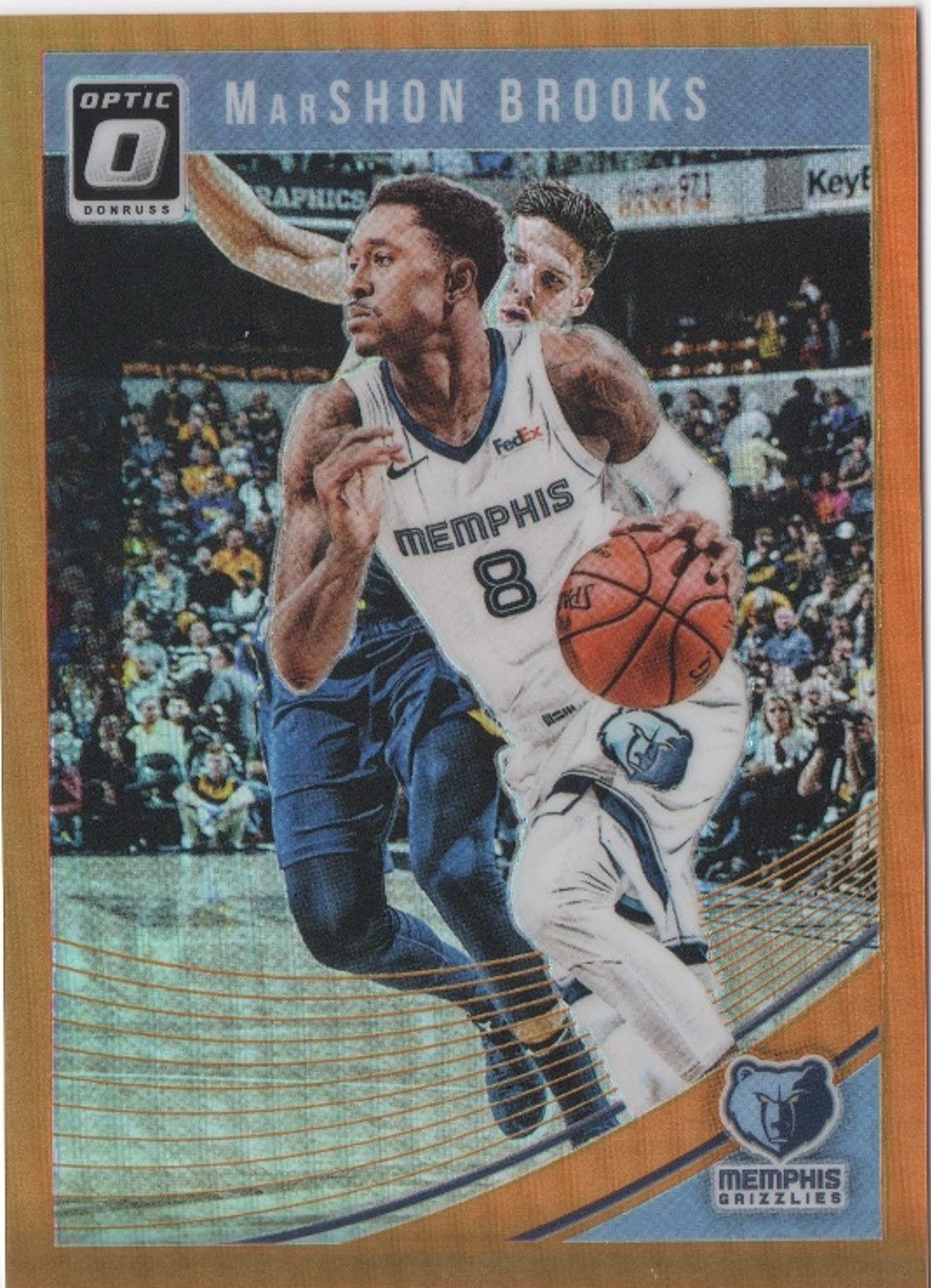 2018-19 Panini Donruss Optic MarSHON BROOKS Orange Prizm /199