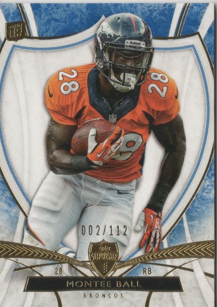 2013 Topps Supreme MONTEE BALL Blue Rookie /112