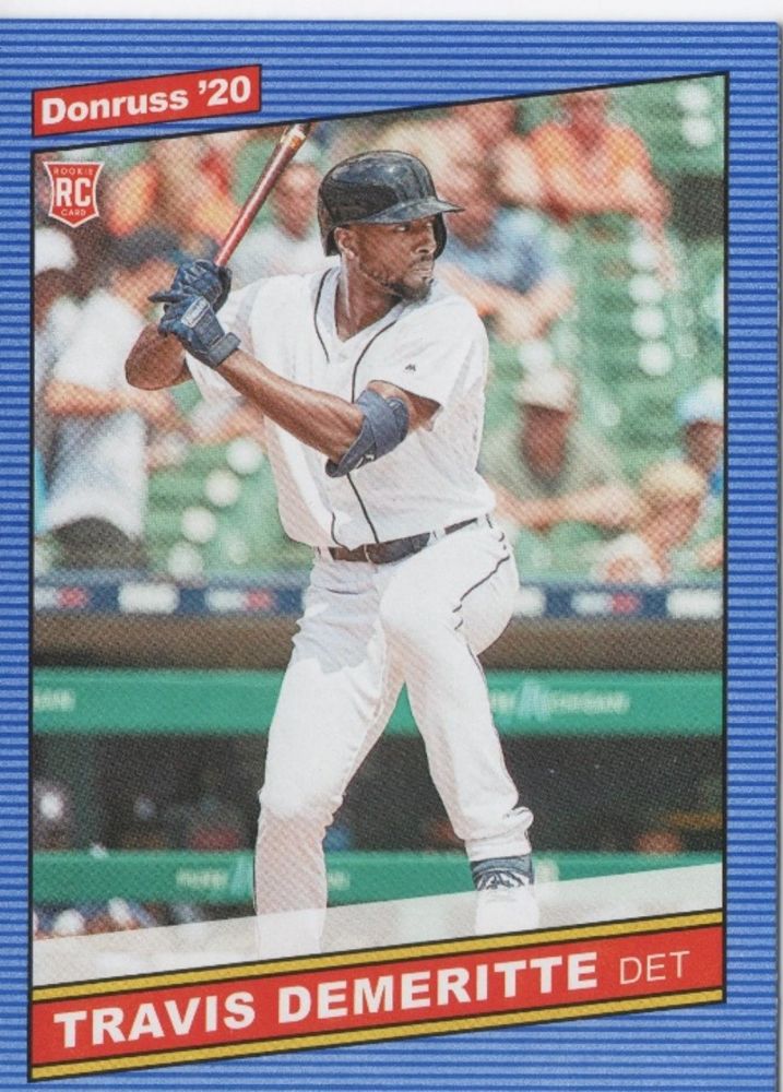 2020 Panini Donruss TRAVIS DEMERITTE Rookie Base Card