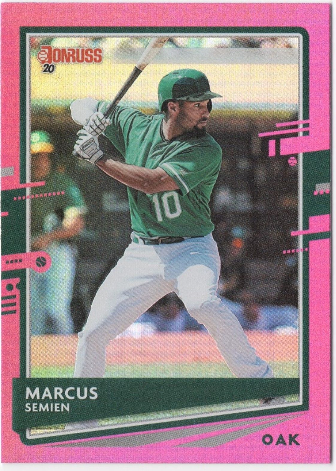 2020 Panini Donruss Baseball MARCUS SEMIEN Pink Parallel Base #92 