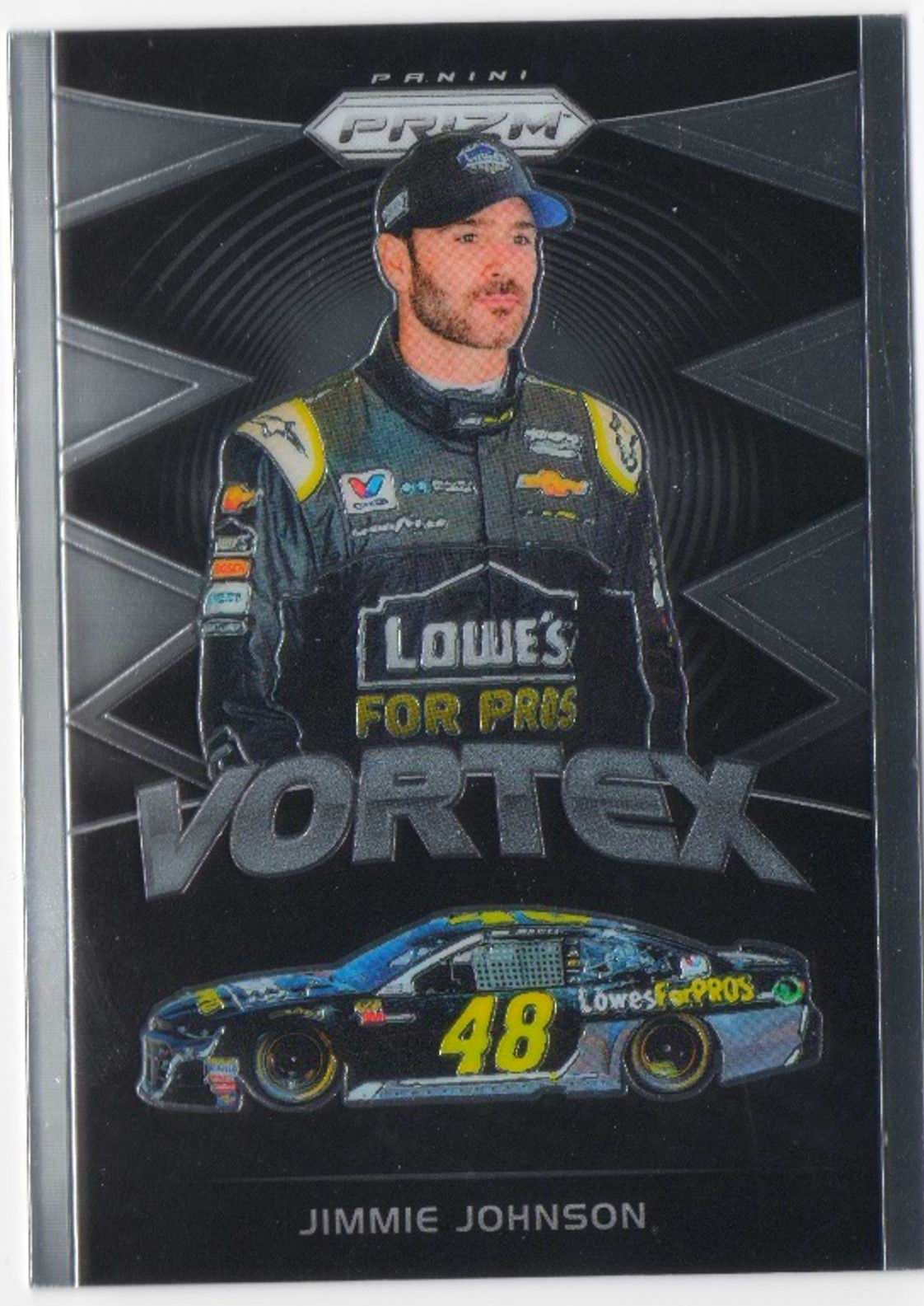 2018 Panini Prizm Racing JIMMIE JOHNSON Vortex Insert #53