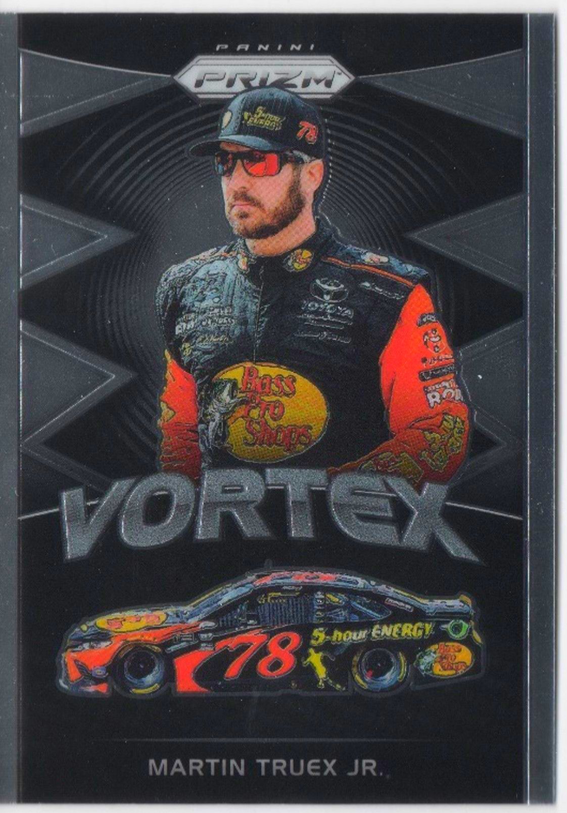 2018 Panini Prizm Racing MARTIN TRUEX JR Vortex Insert #60