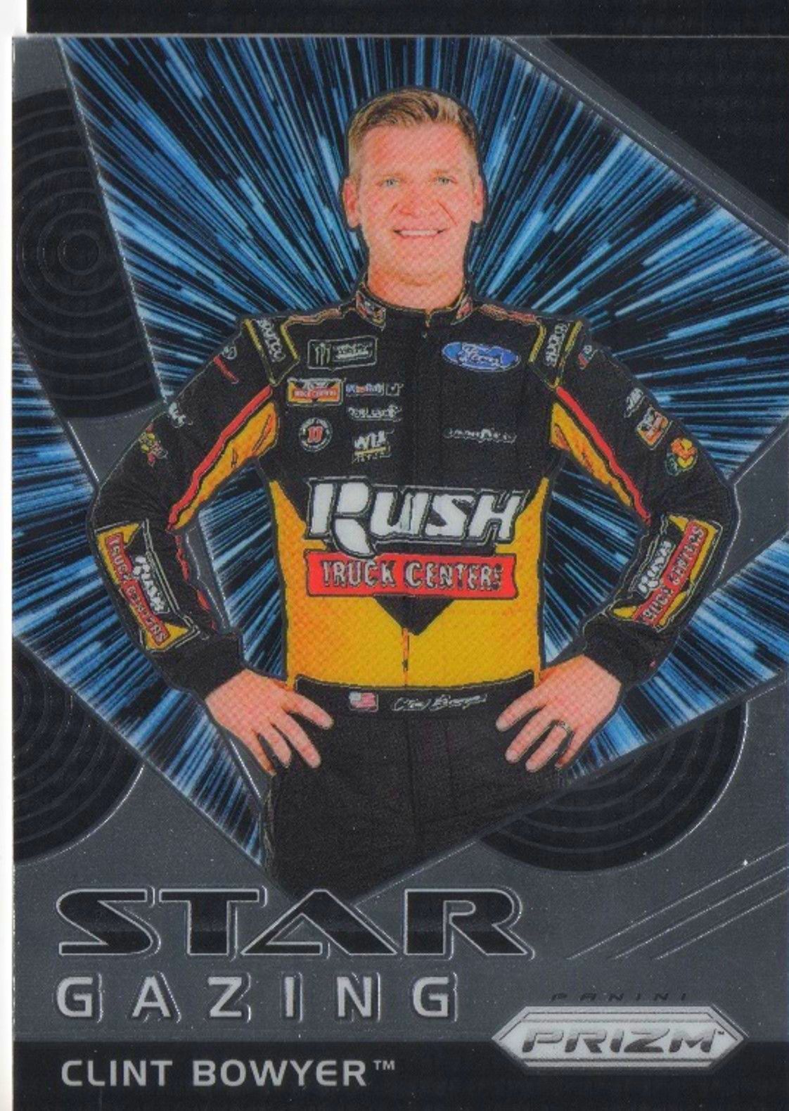 2018 Panini Prizm Racing CLINT BOWYER Star Gazing Insert #64