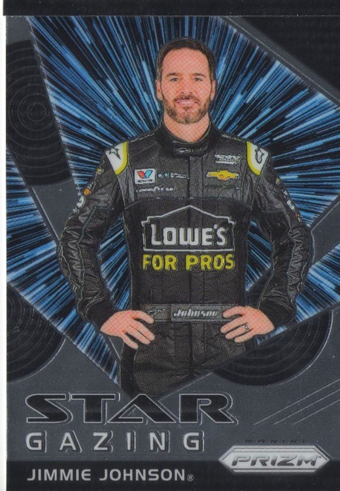 2018 Panini Prizm Racing JIMMIE JOHNSON Star Gazing Insert #65