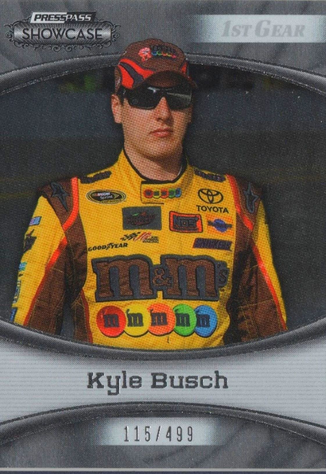 2009 Press Pass Showcase KYLE BUSCH 1st Gear /499 #7